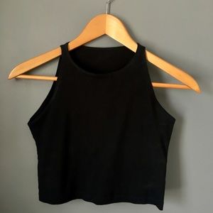 American Apparel Cropped Halter Top